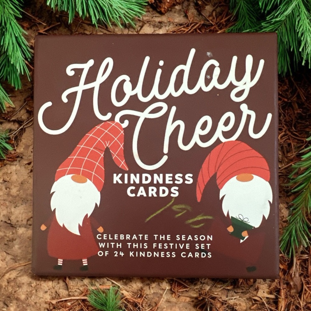 Holiday Cheer 24 Kindness Cards - Helps You Start Each Day with Peace New